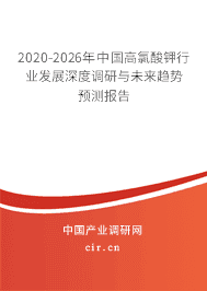 2020-2026年高氯酸钾行业发展深度调研与未来趋势预测报告